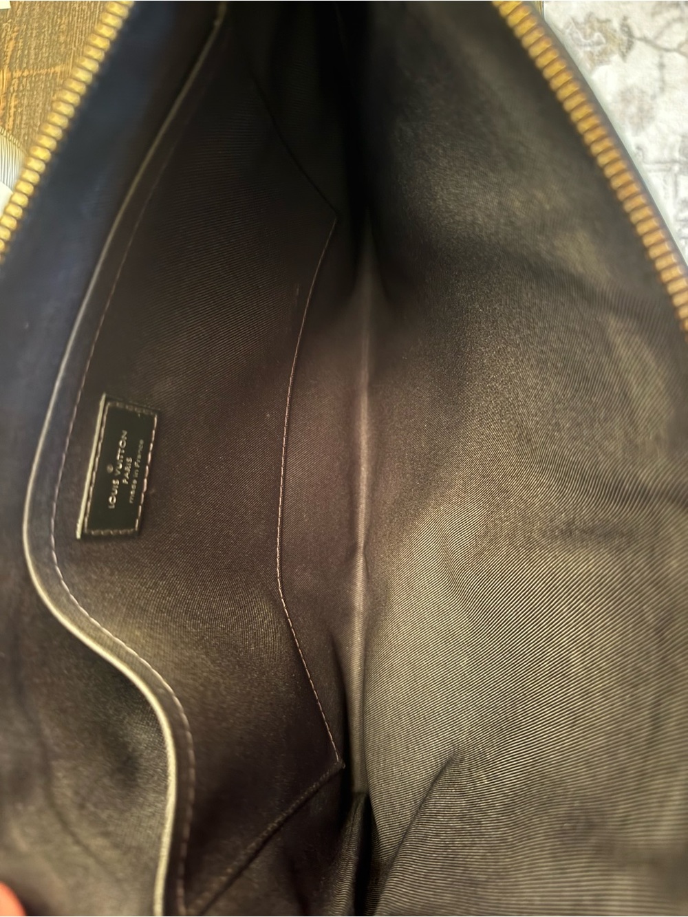Louis Vuitton Monogram Eclipse Laptop Pouch - Black and Gray - Picture 6 of 7